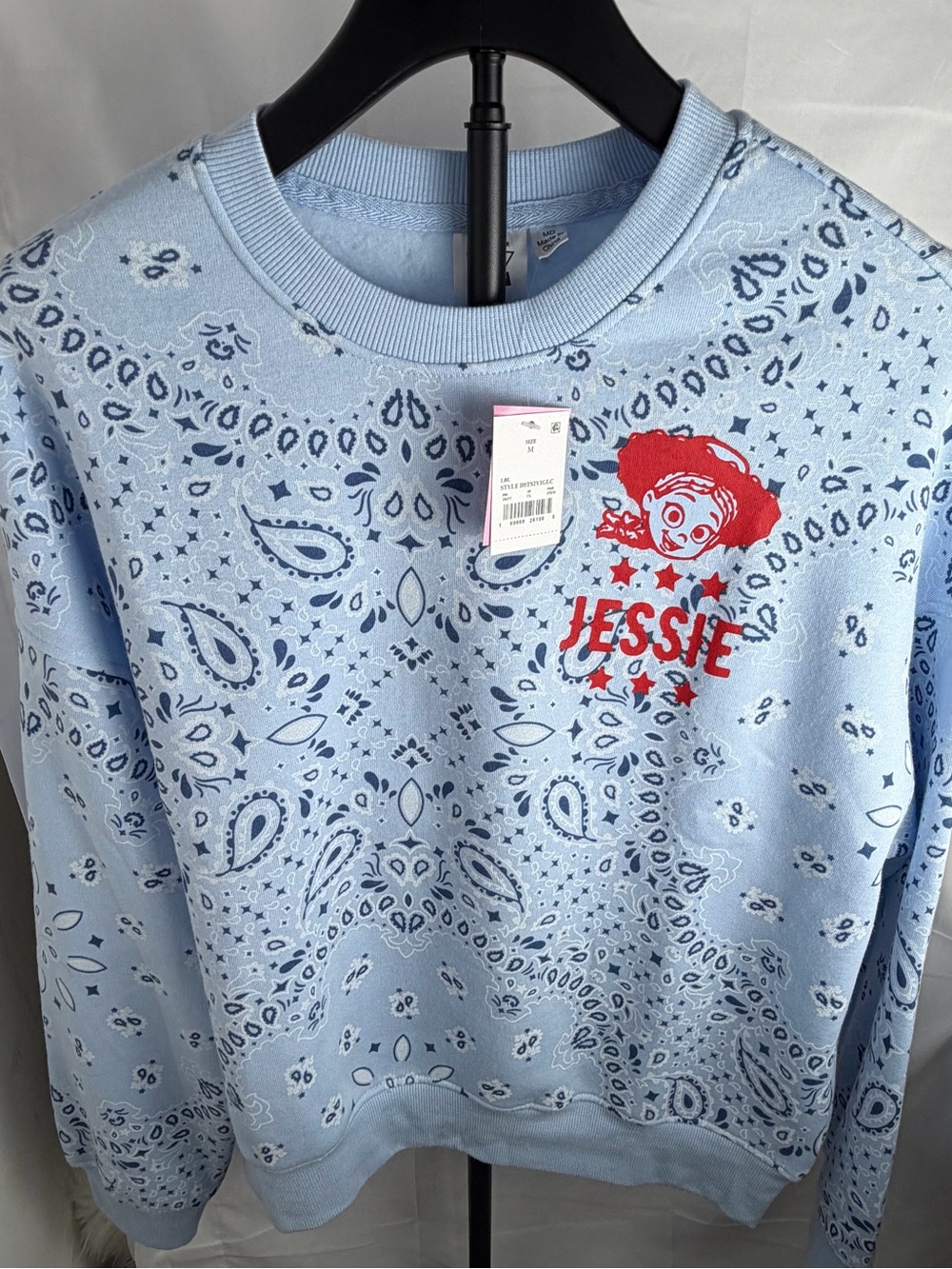 Womens M ,Disney Jessie Bandana Sweatshirt - Picture 7 of 7
